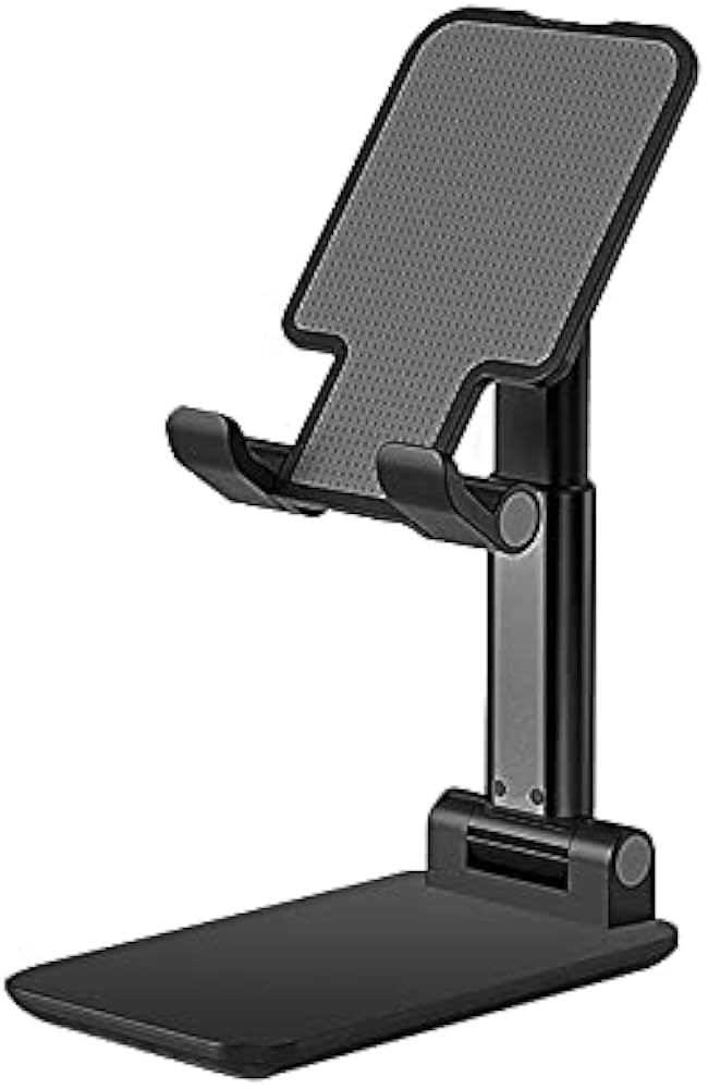 Adjustable Mobile Phone Stand & Retractable Desk Holder Clip – Table Mount Bracket for Live Streaming, Video Calls & Hands-Free Viewing