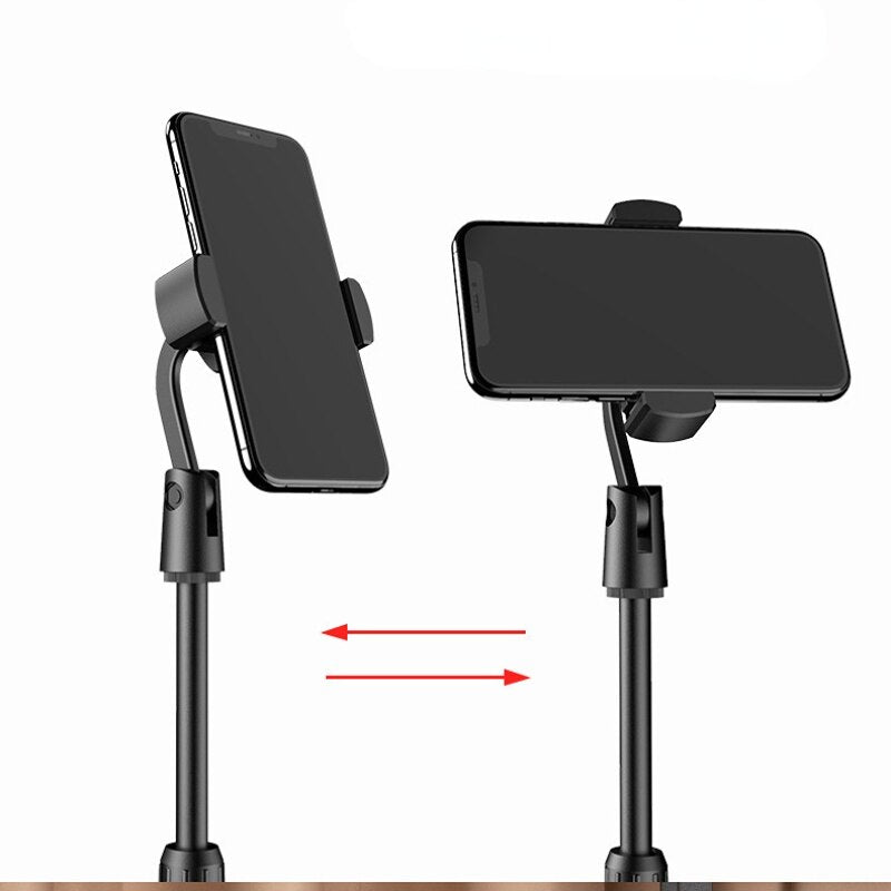Adjustable Mobile Phone Stand & Retractable Desk Holder Clip – Table Mount Bracket for Live Streaming, Video Calls & Hands-Free Viewing