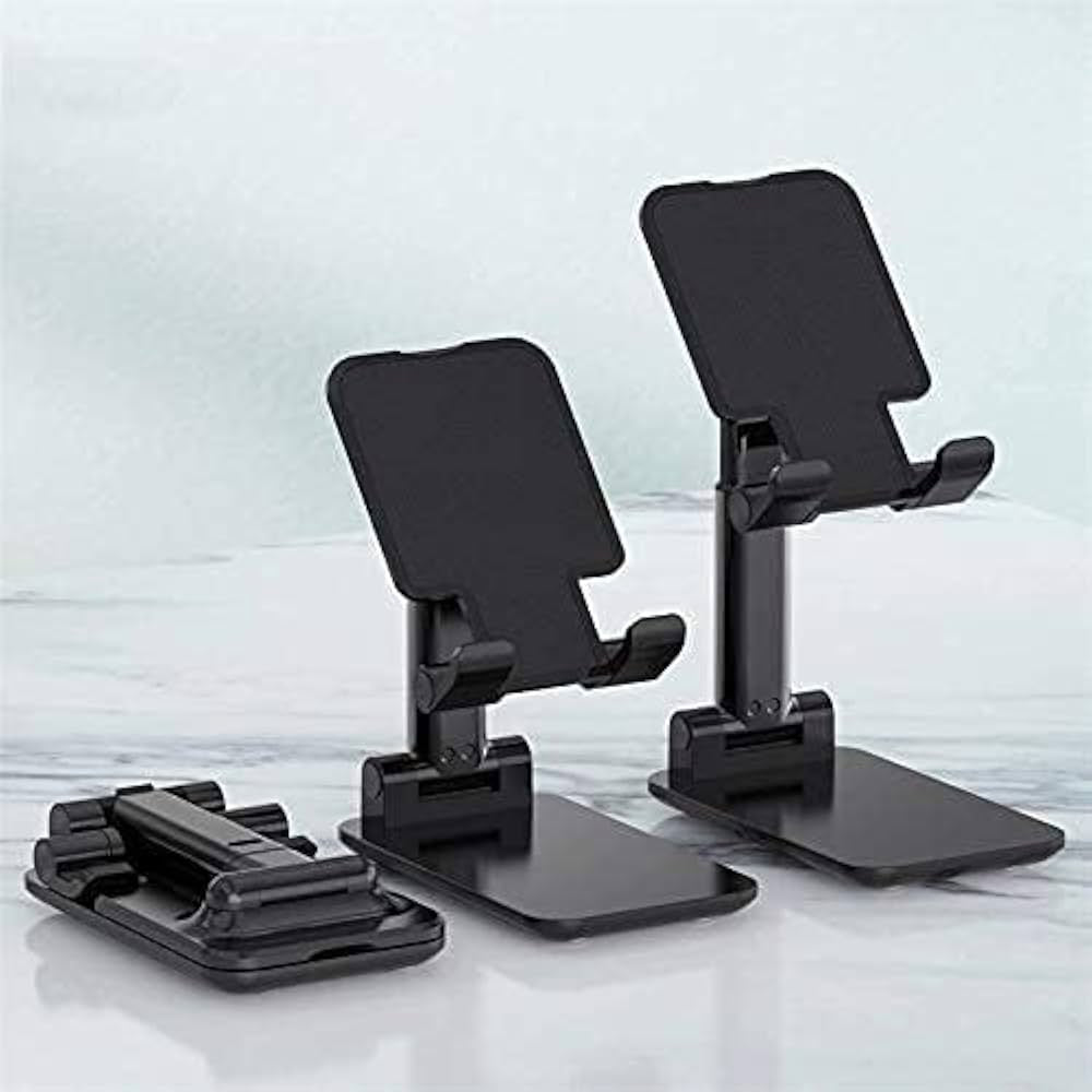 Adjustable Mobile Phone Stand & Retractable Desk Holder Clip – Table Mount Bracket for Live Streaming, Video Calls & Hands-Free Viewing