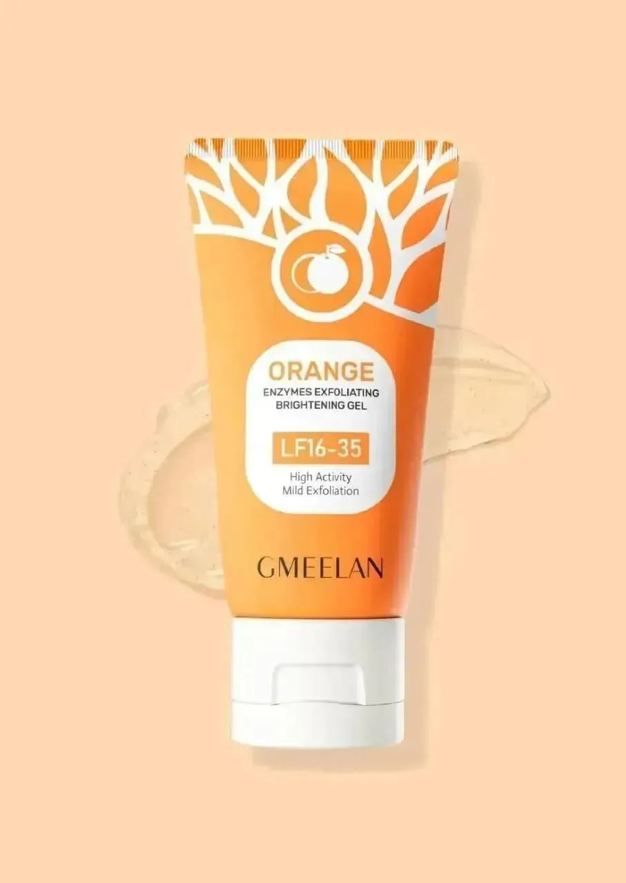 Orange Enzyme Gel Scrub for Brightening & Deep Exfoliation | Glowing Skin Care Scrub – Nexvorium