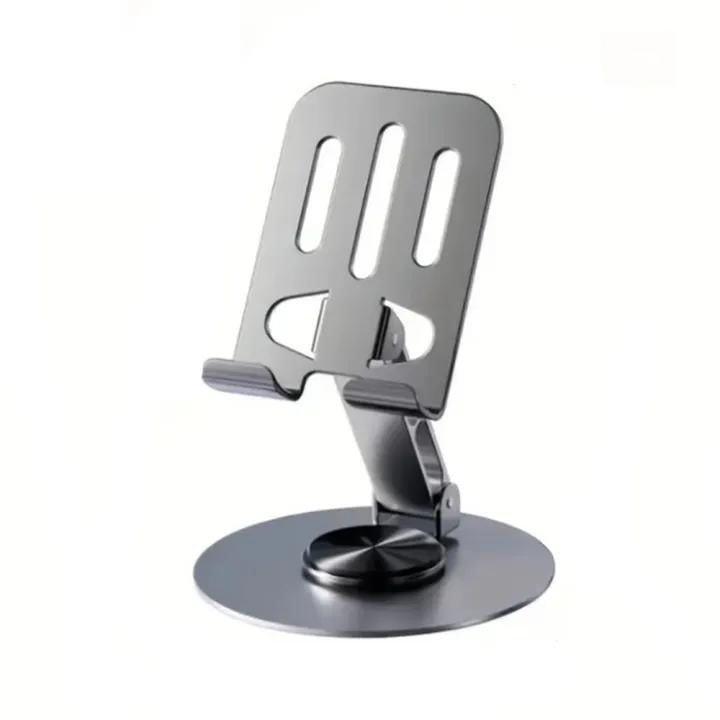 Adjustable Grey Phone Stand for Home & Office Use | Foldable Mobile Holder Desk Stand – Nexvorium
