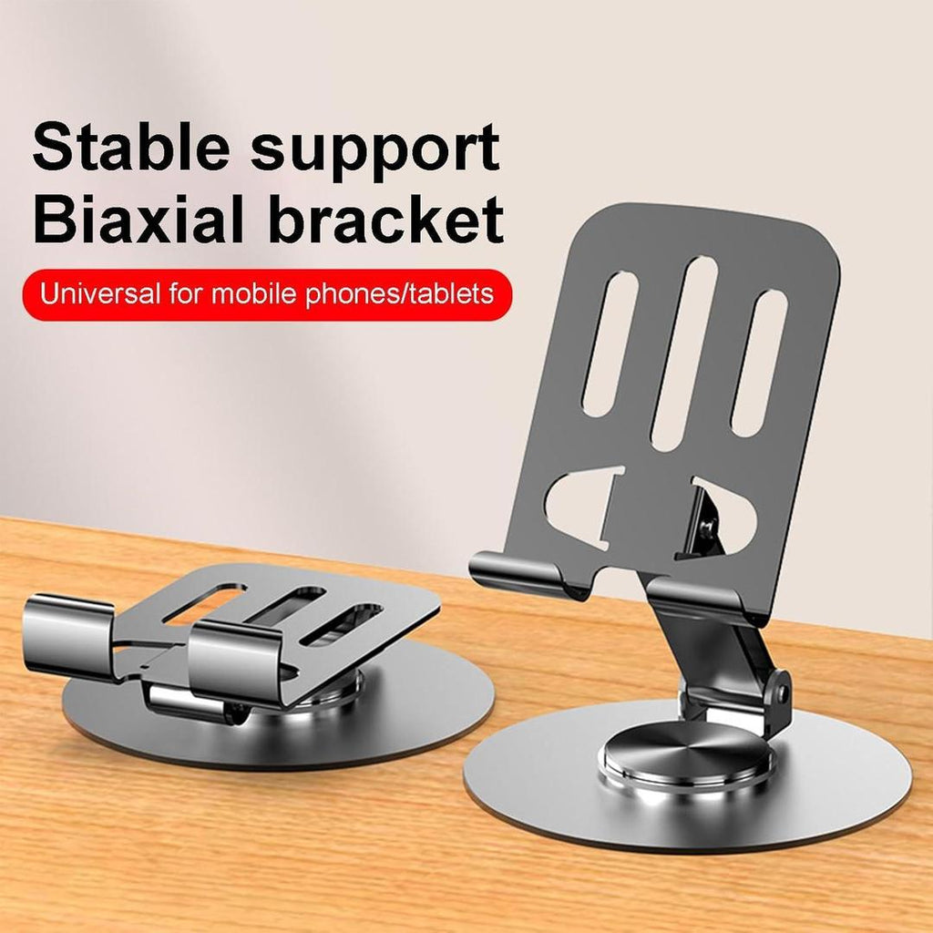 Adjustable Grey Phone Stand for Home & Office Use | Foldable Mobile Holder Desk Stand – Nexvorium
