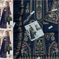 SUMMER 2K26 Opening Lawn Embroidered Suit – Premium 3 Piece Collection with Bamber Chiffon Dupatta